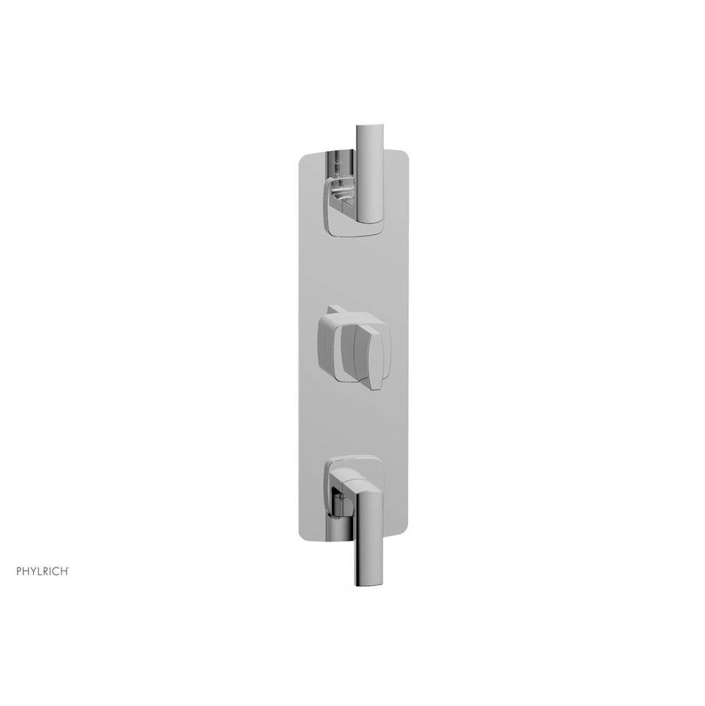 Phylrich - Ts Vlv Trim Radi W/ Two Vol Contrl, Lever Hdl - Satin Brass