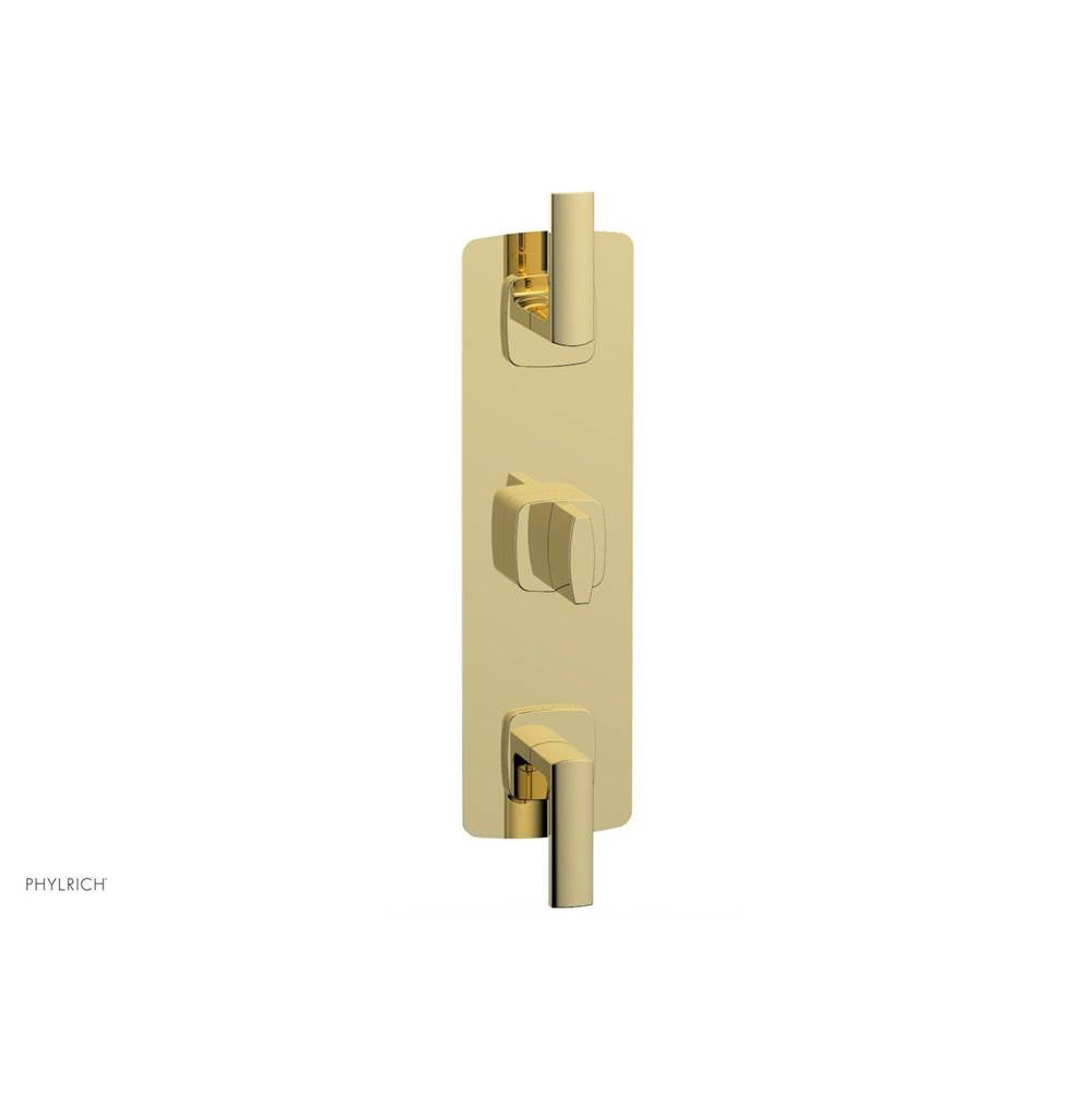 Phylrich - Ts Vlv Trim Radi W/ Two Vol Contrl, Lever Hdl - French Brass