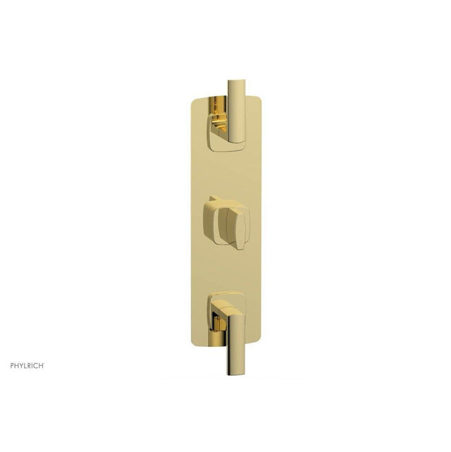 Phylrich - Ts Vlv Trim Radi W/ Two Vol Contrl, Lever Hdl - French Brass