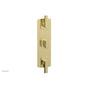 Phylrich - Ts Vlv Trim Radi W/ Two Vol Contrl, Lever Hdl - French Brass