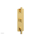 Phylrich - Ts Vlv Trim Radi W/ Two Vol Contrl, Lever Hdl - Satin Gold