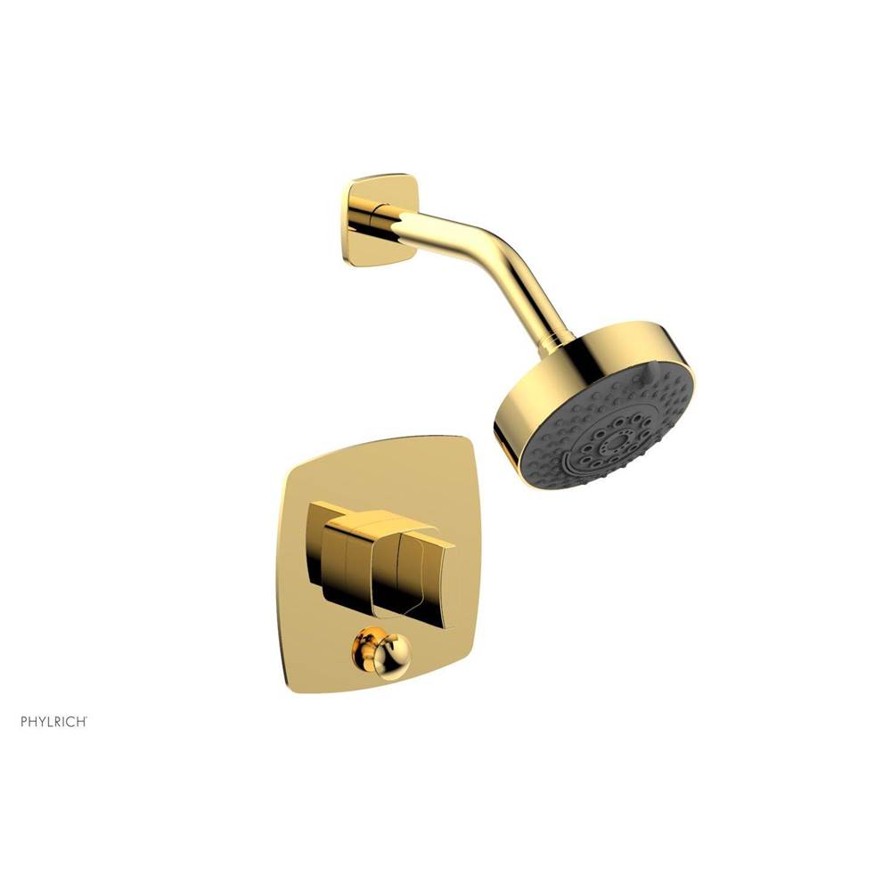 Phylrich - Pb  Radi  Shwr And Div Set, Blade Handle - Polished Gold