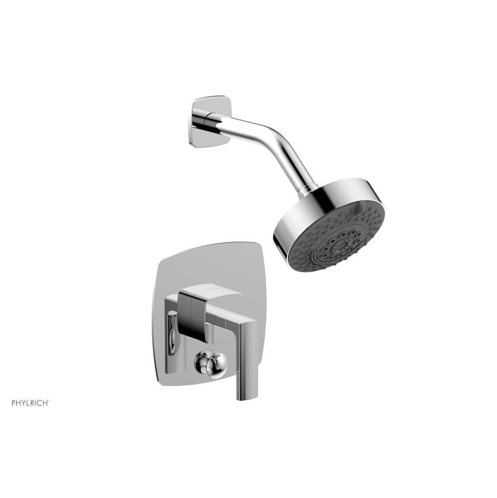 Phylrich - Pb  Radi  Shwr And Div Set, Lever Handle - Satin Brass