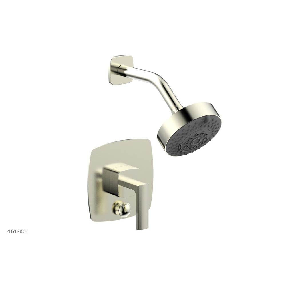 Phylrich - Pb  Radi  Shwr And Div Set, Lever Handle - Polished Brass