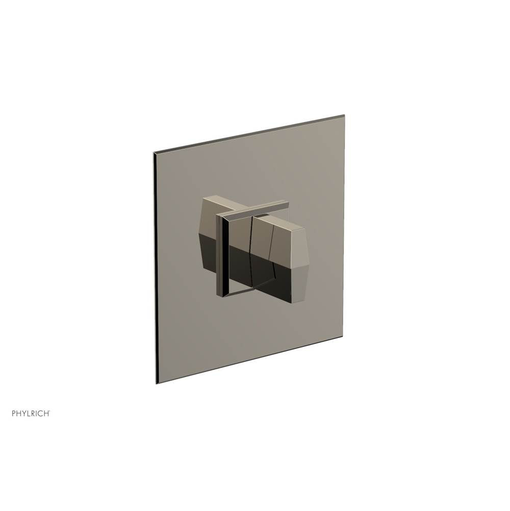 Phylrich - Pb  Diama  Shwr Plate Trim, Blade Handle - Polished Nickel