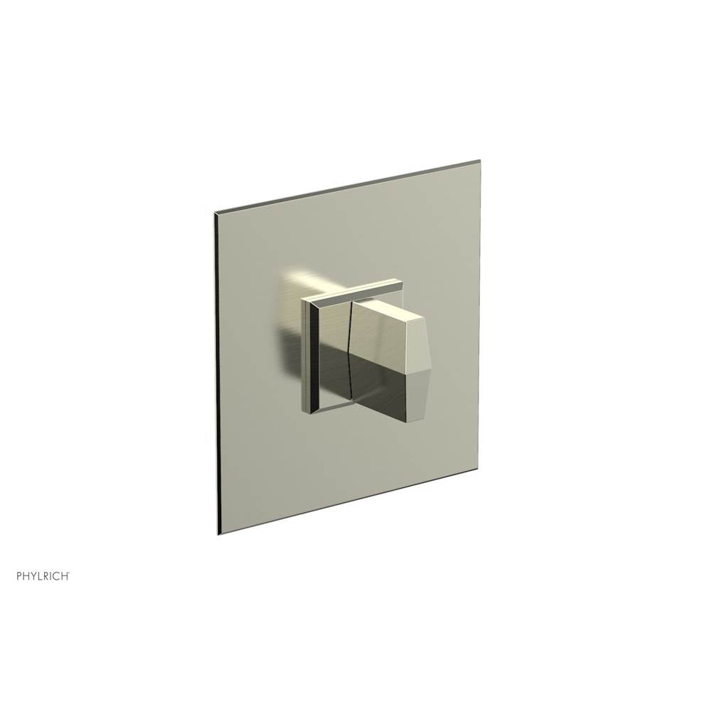 Phylrich - Pb  Diama  Shwr Plate Trim, Blade Handle - Satin Nickel