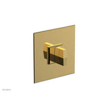 Phylrich - Pb  Diama  Shwr Plate Trim, Blade Handle - Polished Gold