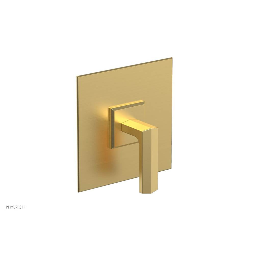 Phylrich - Pb  Diama  Shwr Plate Trim, Lever Handle - Burnished Gold