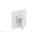 Phylrich - Pb  Diama  Shwr Plate Trim, Lever Handle - Satin White