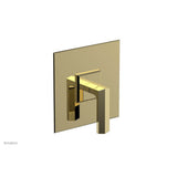 Phylrich - Pb  Diama  Shwr Plate Trim, Lever Handle - Polished Brass