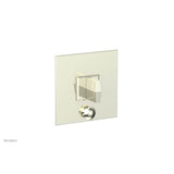 Phylrich - Pb  Diama  Shwr Plate W/Div, Blade Handle - Burnished Nickel