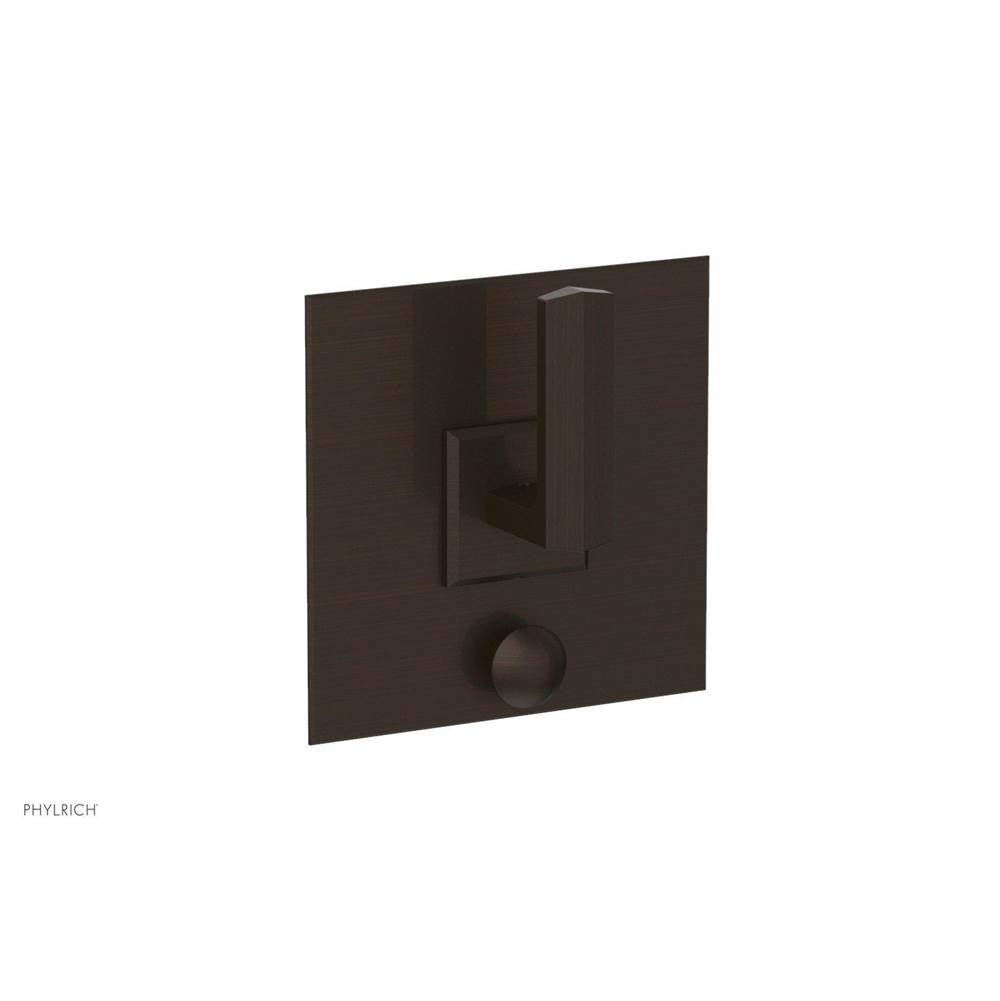 Phylrich - Pb  Diama  Shwr Plate W/Div, Lever Handle - Antique Bronze
