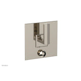 Phylrich - Pb  Diama  Shwr Plate W/Div, Lever Handle - Polished Chrome