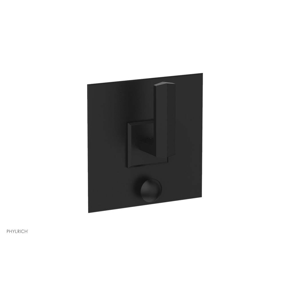 Phylrich - Pb  Diama  Shwr Plate W/Div, Lever Handle - Matte Black