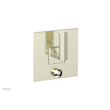 Phylrich - Pb  Diama  Shwr Plate W/Div, Lever Handle - Satin Nickel