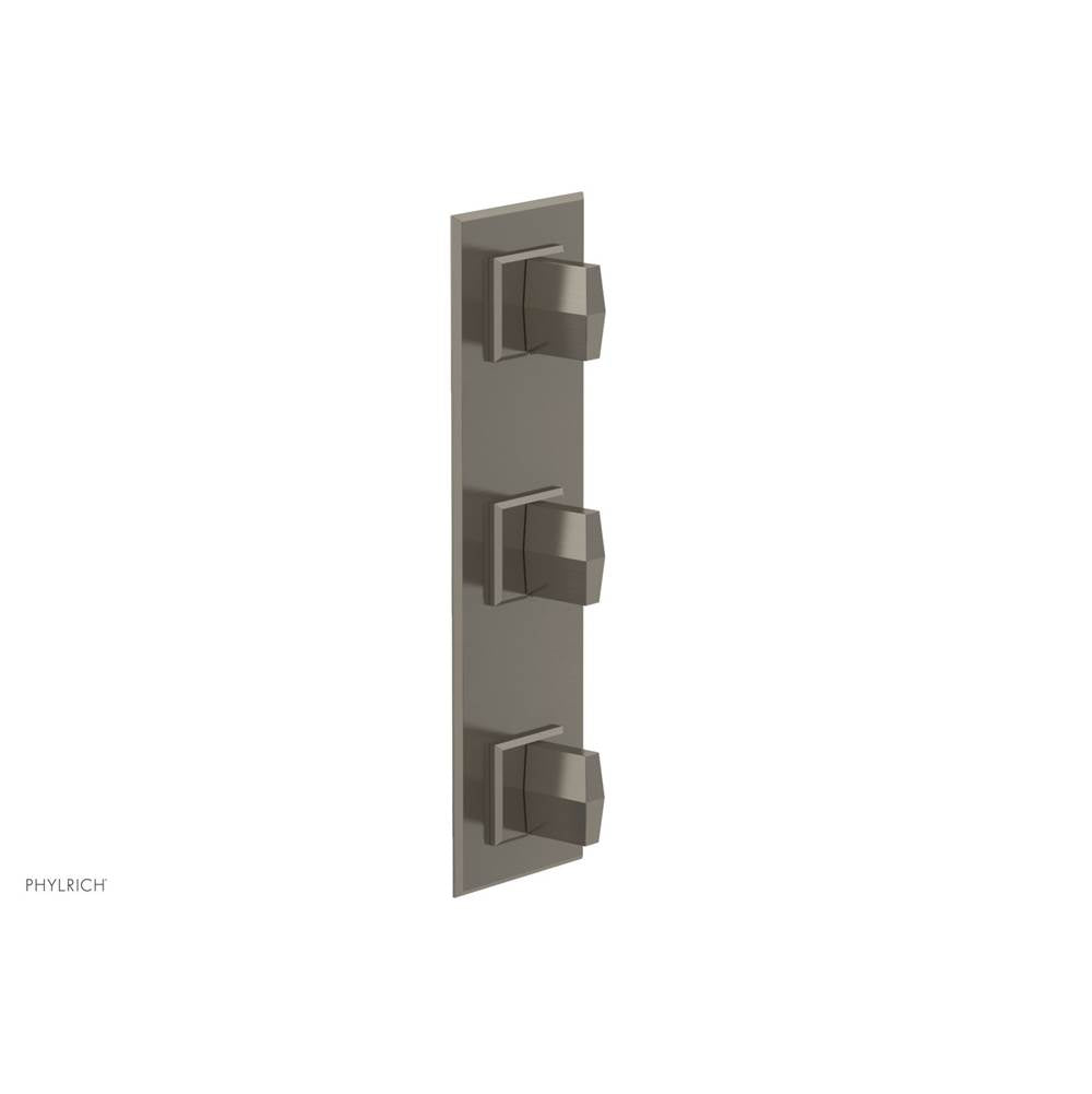 Phylrich - 1/2'' And 3/4''  Diama Therm Shwr To, Blade Handle - Pewter