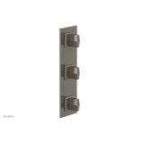 Phylrich - 1/2'' And 3/4''  Diama Therm Shwr To, Blade Handle - Pewter