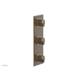 Phylrich - 1/2'' And 3/4''  Diama Therm Shwr To, Blade Handle - Antique Brass