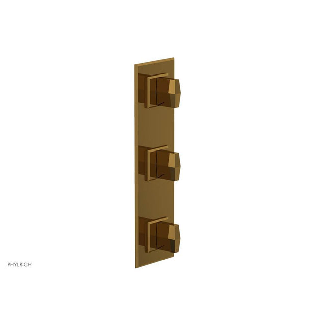 Phylrich - 1/2'' And 3/4''  Diama Therm Shwr To, Blade Handle - French Brass