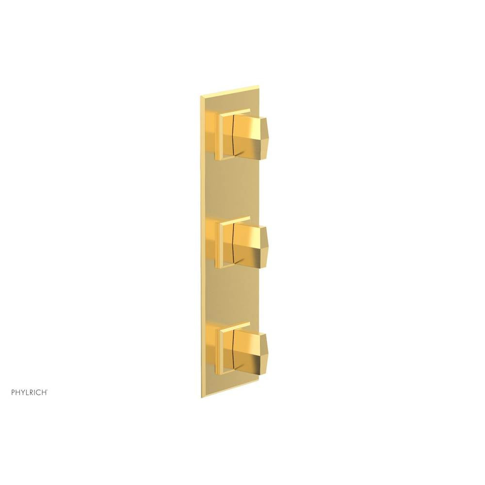 Phylrich - 1/2'' And 3/4''  Diama Therm Shwr To, Blade Handle - Satin Gold