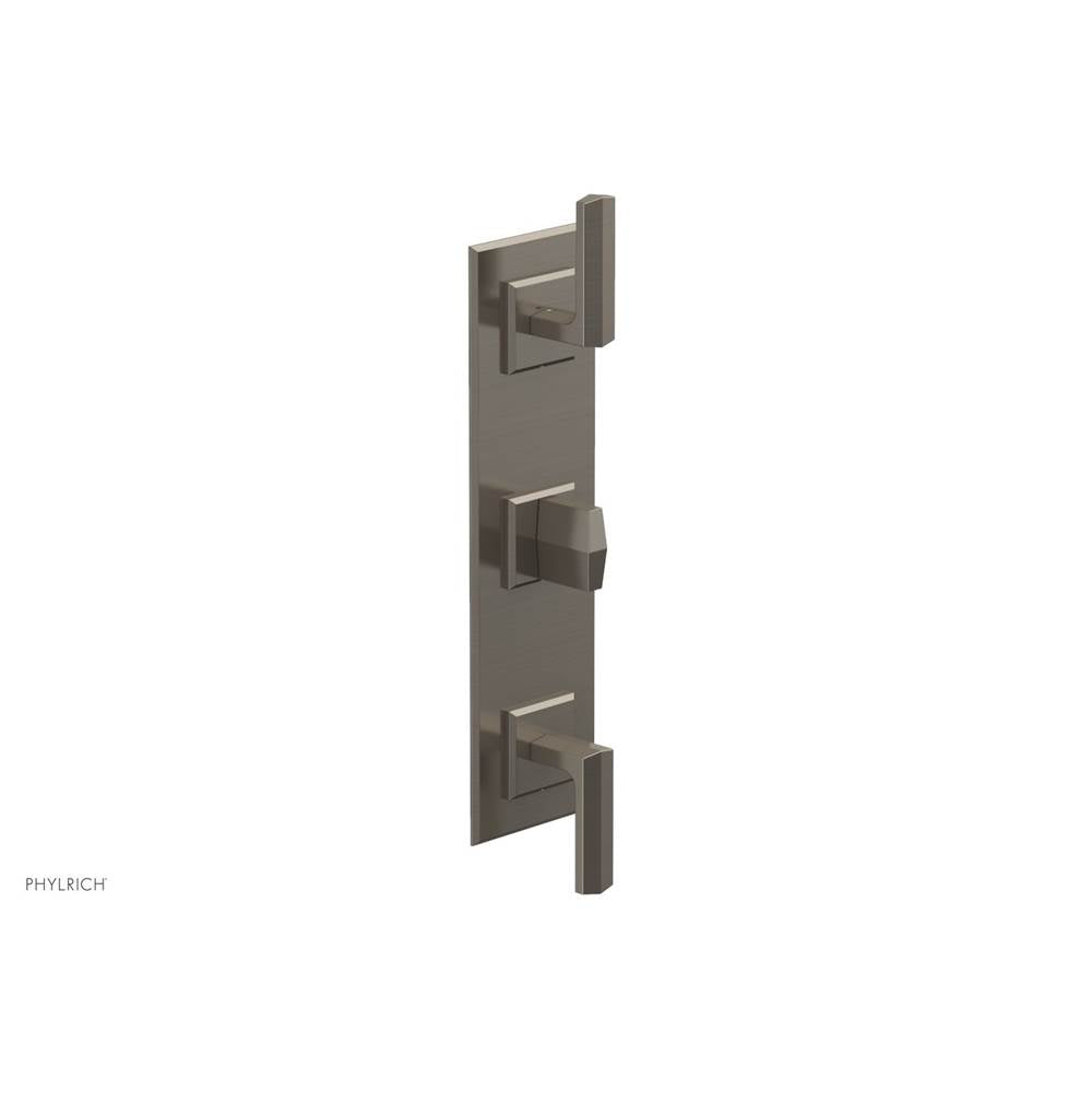Phylrich - 1/2'' And 3/4'' Diama Therm Shwr To, Lever Handle - Pewter