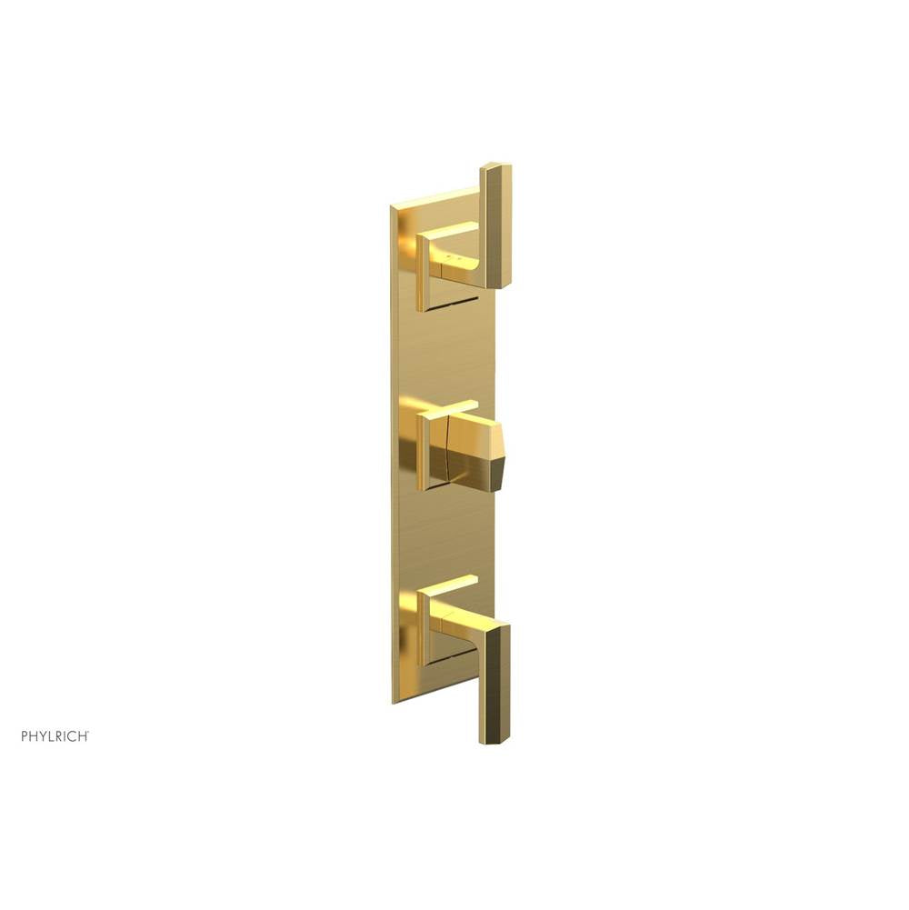 Phylrich - 1/2'' And 3/4'' Diama Therm Shwr To, Lever Handle - Satin Gold