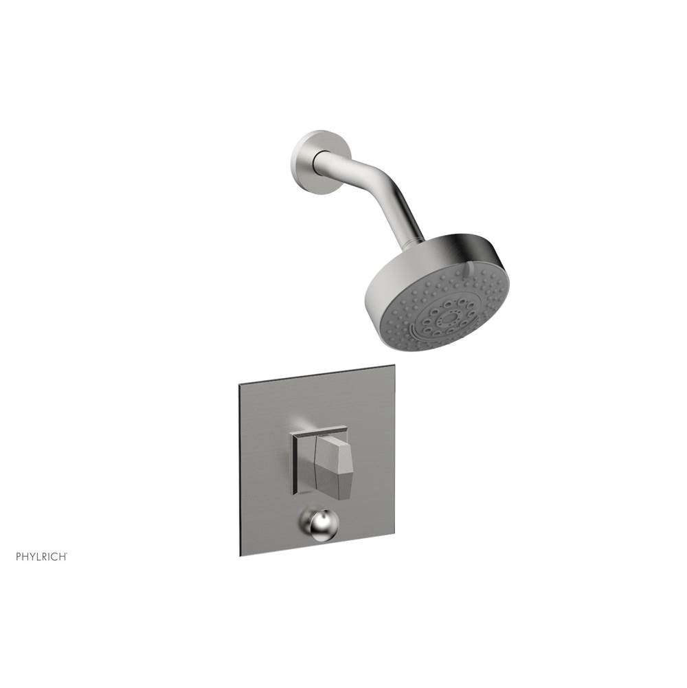 Phylrich - Pb  Diama  Shwr And Div Set, Blade Handle - Satin chrome