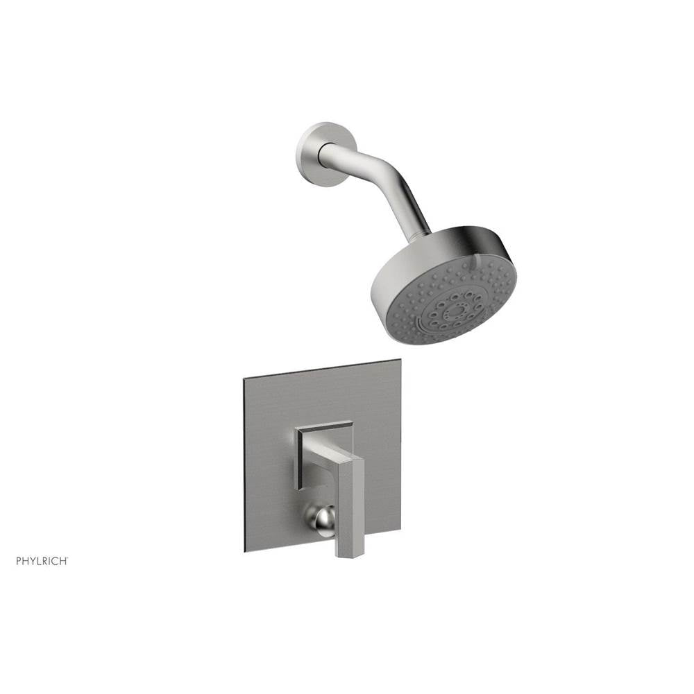 Phylrich - Pb  Diama  Shwr And Div Set, Lever Handle - Satin chrome