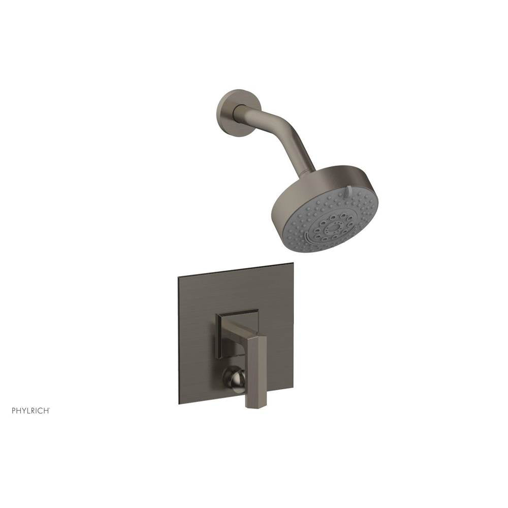 Phylrich - Pb  Diama  Shwr And Div Set, Lever Handle - Pewter
