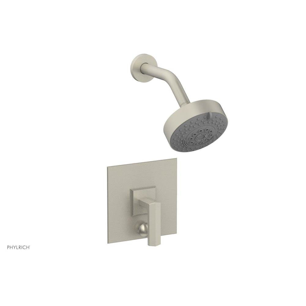 Phylrich - Pb  Diama  Shwr And Div Set, Lever Handle - Burnished Nickel