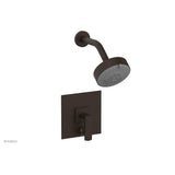 Phylrich - Pb  Diama  Shwr And Div Set, Lever Handle - Antique Bronze