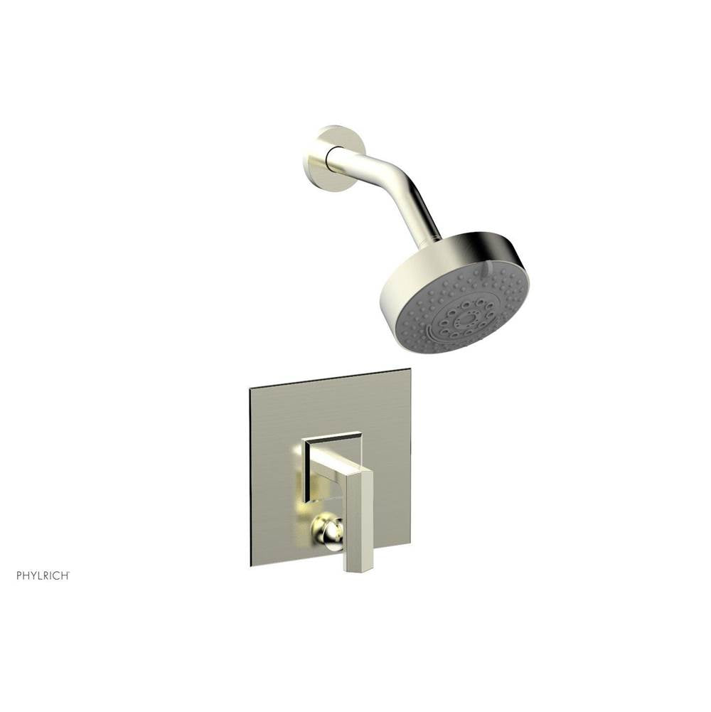 Phylrich - Pb  Diama  Shwr And Div Set, Lever Handle - Satin Nickel