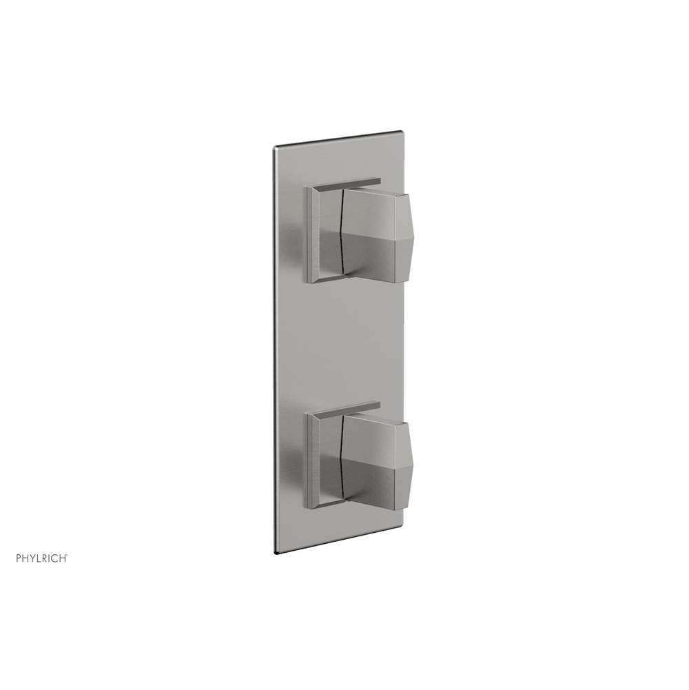 Phylrich - Ts Vlv Trim Diama W/Vol Contrl Or Div, Blade Hdl - Satin chrome