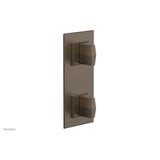 Phylrich - DIAMA 3/4'' Thermostatic Valve with Volume Control or Diverter, Blade Handles 4-567 - Old English Brass
