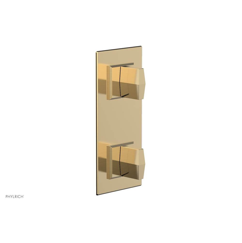 Phylrich - Ts Vlv Trim Diama W/Vol Contrl Or Div, Blade Hdl - Satin Brass