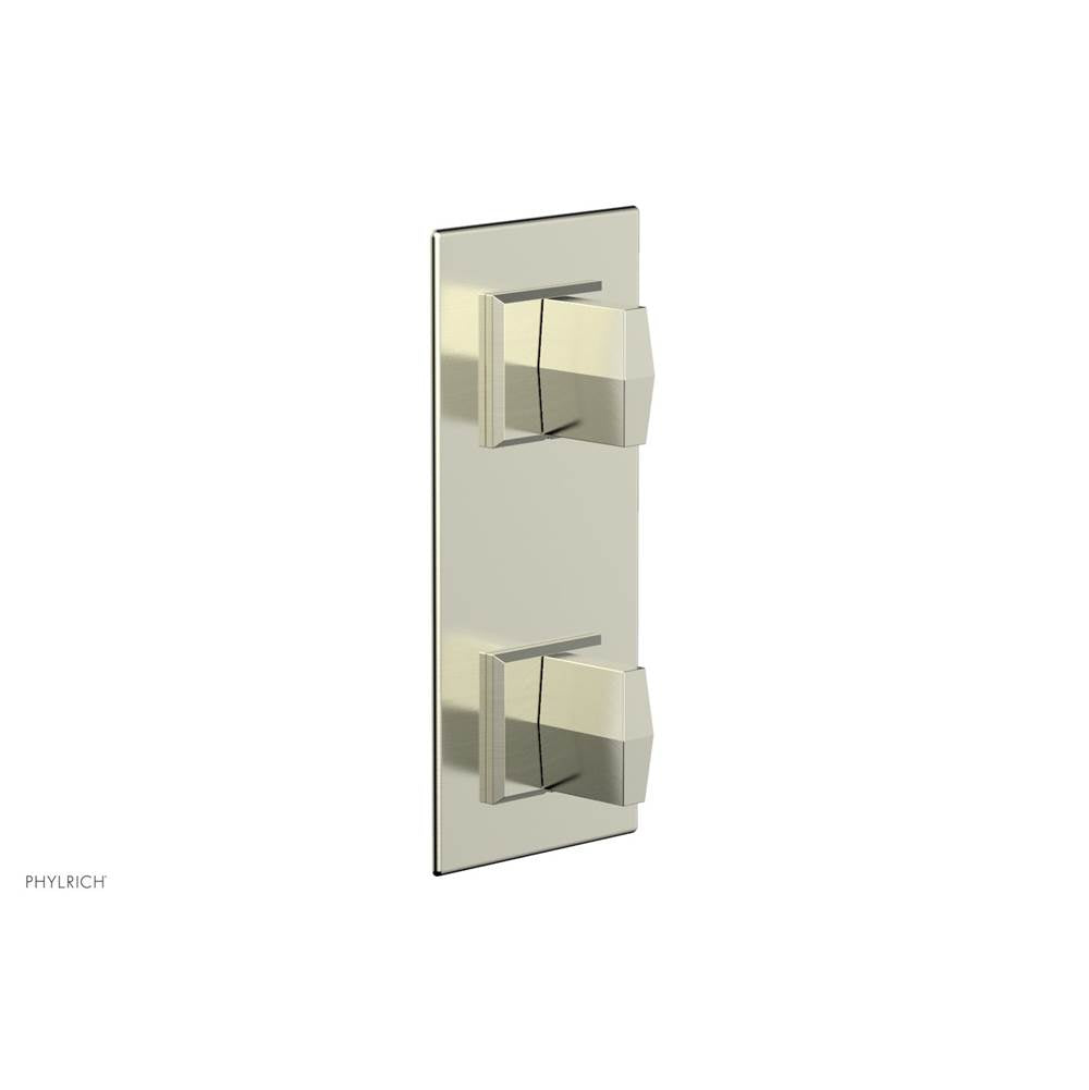 Phylrich - Ts Vlv Trim Diama W/Vol Contrl Or Div, Blade Hdl - Satin Nickel