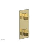 Phylrich - Ts Vlv Trim Diama W/Vol Contrl Or Div, Blade Hdl - Polished Brass