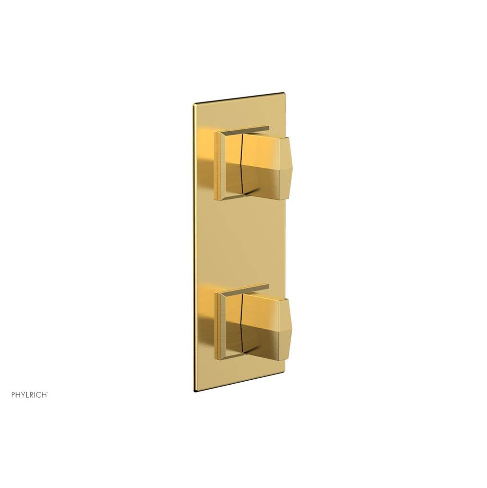 Phylrich - Ts Vlv Trim Diama W/Vol Contrl Or Div, Blade Hdl - Satin Gold