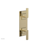 Phylrich - Ts Vlv Trim Diama W/Vol Contrl Or Div, Lever Hdl - Polished Brass Uncoated