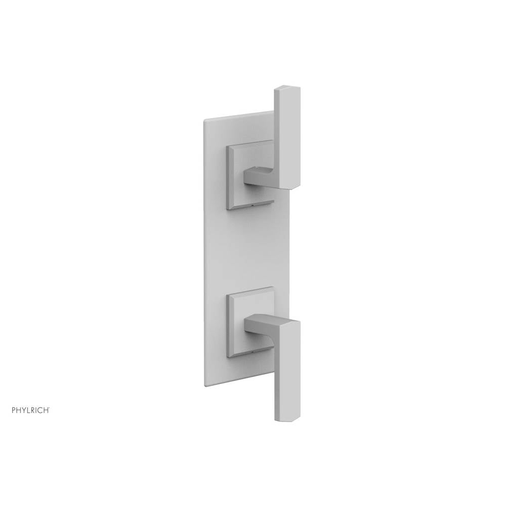 Phylrich - Ts Vlv Trim Diama W/Vol Contrl Or Div, Lever Hdl - Satin White