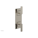 Phylrich - Ts Vlv Trim Diama W/Vol Contrl Or Div, Lever Hdl - Polished Nickel