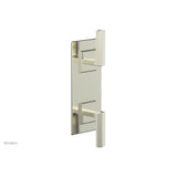 Phylrich - Ts Vlv Trim Diama W/Vol Contrl Or Div, Lever Hdl - Satin Nickel