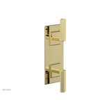 Phylrich - Ts Vlv Trim Diama W/Vol Contrl Or Div, Lever Hdl - Polished Brass