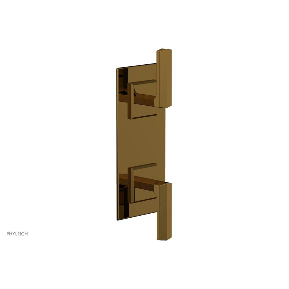 Phylrich - Ts Vlv Trim Diama W/Vol Contrl Or Div, Lever Hdl - French Brass