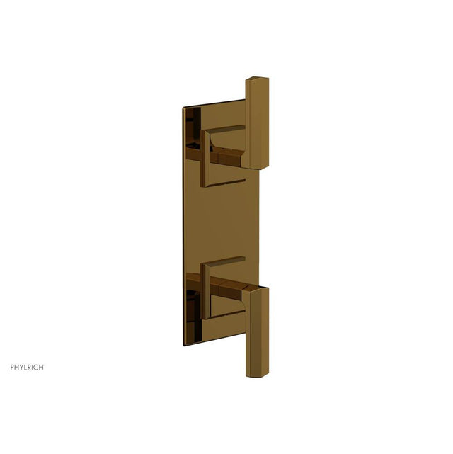 Phylrich - Ts Vlv Trim Diama W/Vol Contrl Or Div, Lever Hdl - French Brass