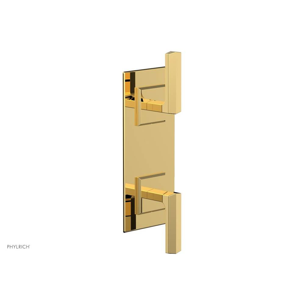 Phylrich - Ts Vlv Trim Diama W/Vol Contrl Or Div, Lever Hdl - Polished Gold
