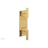 Phylrich - Ts Vlv Trim Diama W/Vol Contrl Or Div, Lever Hdl - Polished Gold