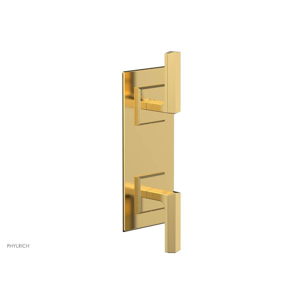 Phylrich - Ts Vlv Trim Diama W/Vol Contrl Or Div, Lever Hdl - Satin Gold