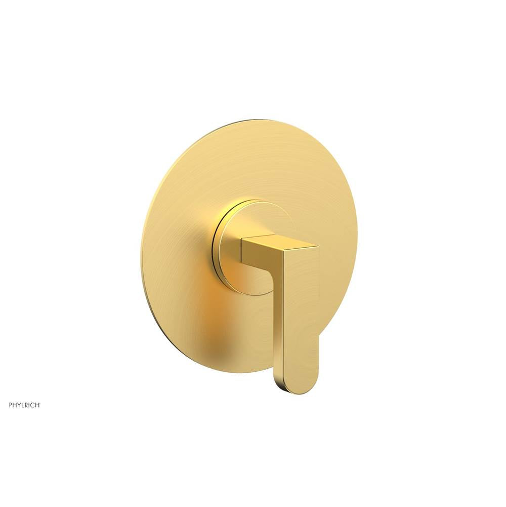 Phylrich - 1/2'' And 3/4'' Rond Therm Shwr To, Lever Handle - Burnished Gold