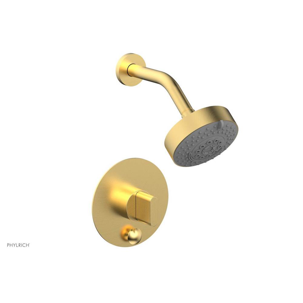 Phylrich - Pb  Rond  Shwr And Div Set, Blade Handle - Satin chrome